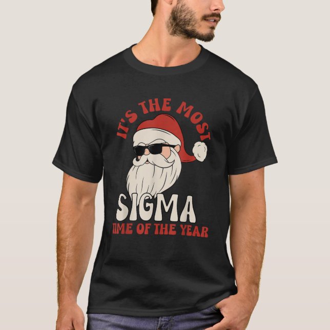 Sigma Christmas Sigma Santa Teen Boys Sigma Claus T-Shirt (Vorderseite)