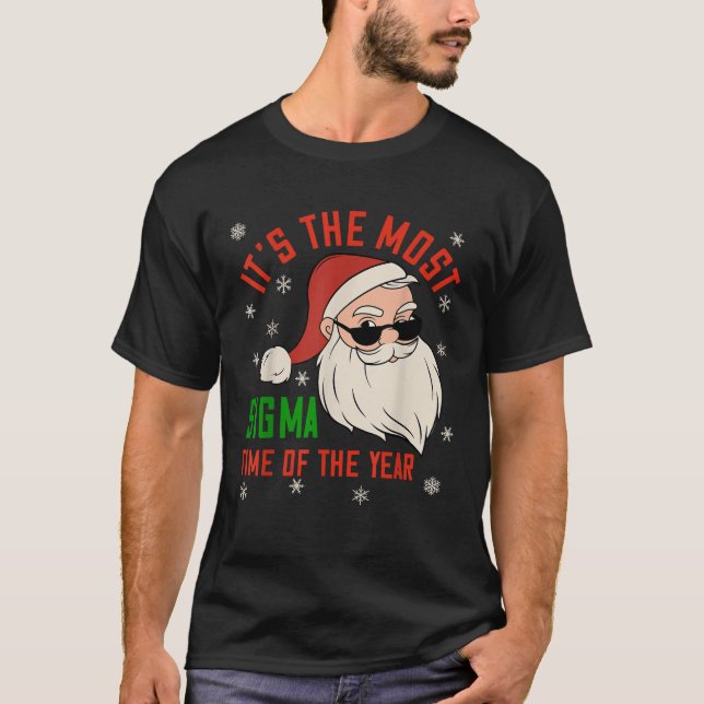 Sigma Christmas Sigma Santa Teenage Boys Funny Xma T-Shirt (Vorderseite)