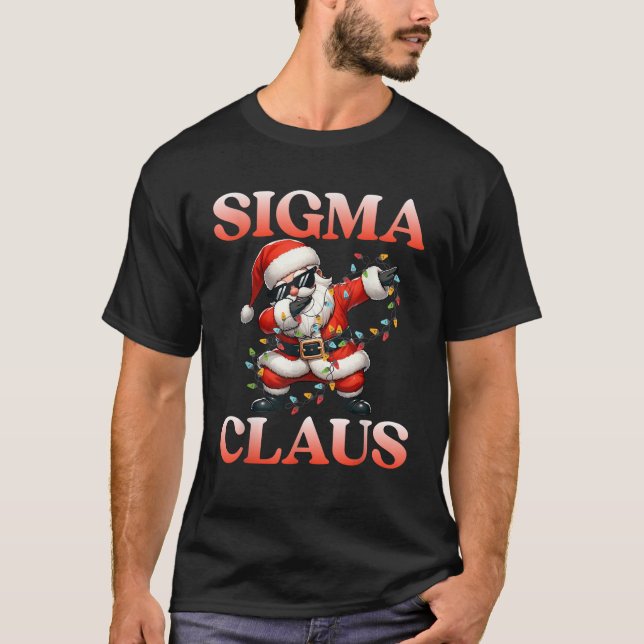 Sigma Claus Christmas Sigma Santa Dabbing Teen Boy T-Shirt (Vorderseite)