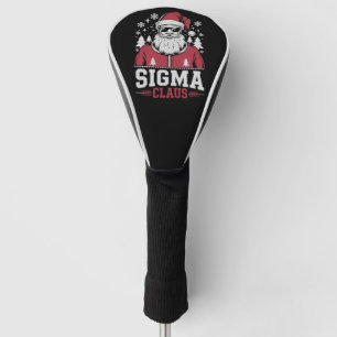 Sigma Claus Cool Santa Christmas Rizzler Meme Golf Headcover