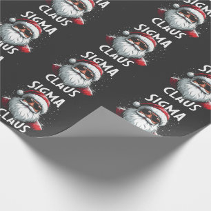 Sigma Claus Funny Gen Alpha Middle School Christma Geschenkpapier