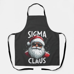 Sigma Claus Funny Gen Alpha Middle School Christma Schürze