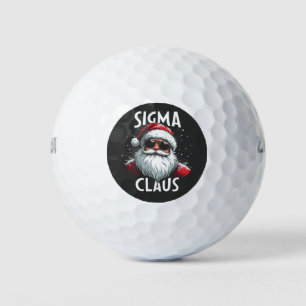 Sigma Claus Lustiger Gen Alpha Mittelschule Weihna Golfball