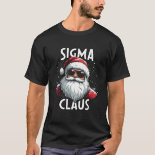 Sigma Claus Lustiger Gen Alpha Mittelschule Weihna T-Shirt