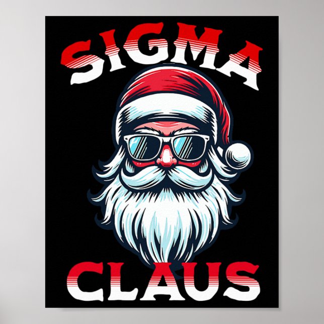 Sigma Claus Lustiges Weihnachten  Poster (Vorne)