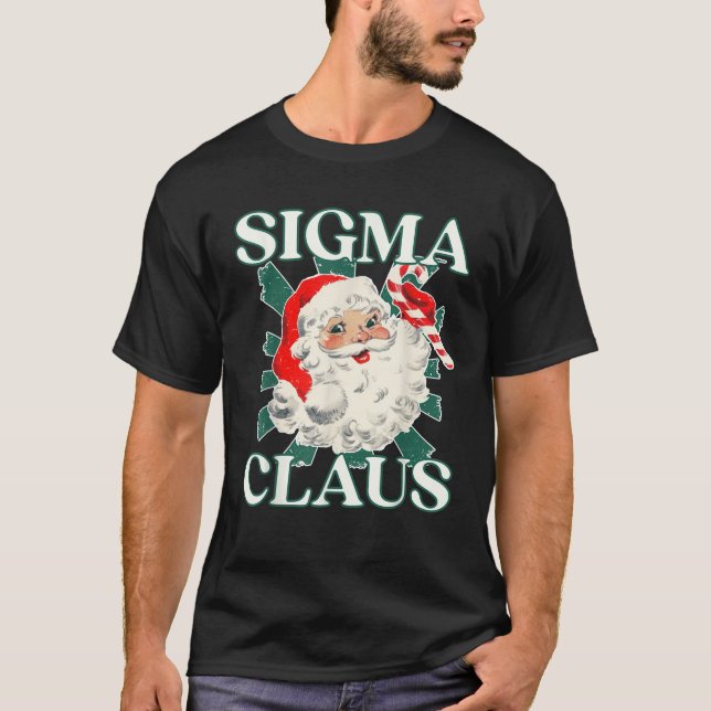 Sigma Claus Sigma Santa Kids Christmas Teen Boys F T-Shirt (Vorderseite)