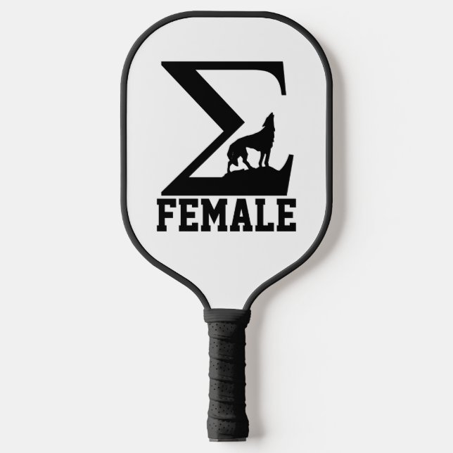 Sigma Female allone wolf Pickleball Schläger (Vorderseite)