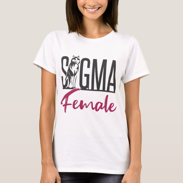 Sigma Female Lone Wolf T-Shirt (Vorderseite)