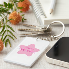 Sigma Feminine Acryl-Schlüsselanhänger Schlüsselanhänger