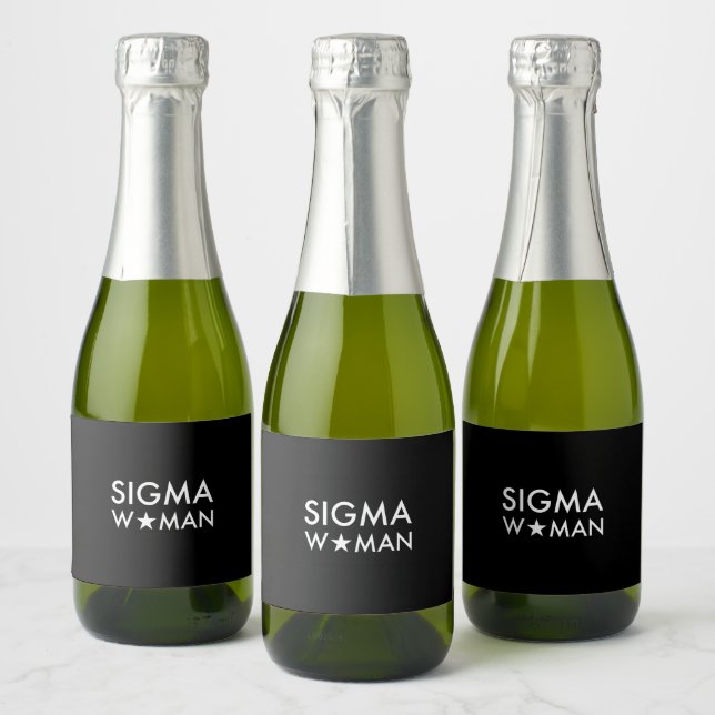 Sigma Frau Mindset Statement Schwarz (Flaschen)