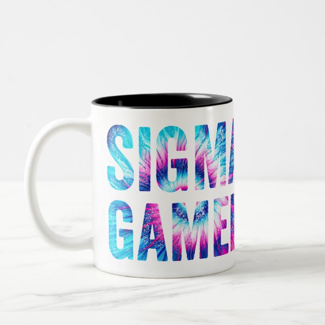 Sigma Gamer Brave Player Gefärbte Krawatte Tasse (Links)