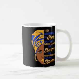 Sigma Gamma Rho Studentinnenverbindung Schwarze Ge Kaffeetasse