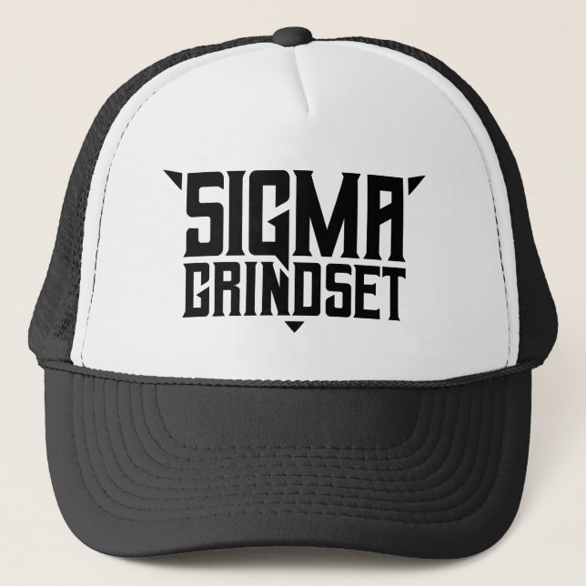 Sigma Grindset Truckerkappe (Vorderseite)