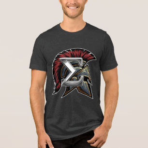 SIGMA Helmet 2 Herren Basic T-Shirt Tri-Blend Shirt