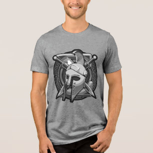SIGMA Helmet & Shield 3b Herren Basic T-Shirt Tri-Blend Shirt