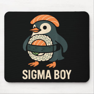 Sigma-Junge italienischer Gehirnverfall lustiges M Mousepad