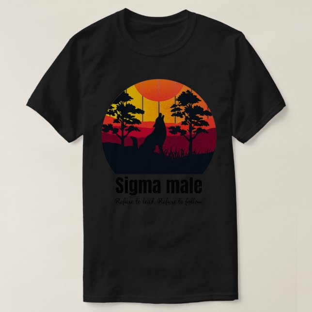 Sigma Male Design 2 T-Shirt (Design vorne)