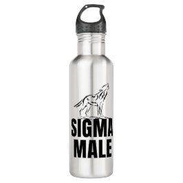 Sigma Male Lone Wolf Edelstahlflasche