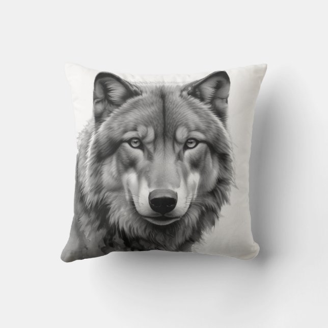 Sigma Male Lone Wolf Kissen (Rückseite)