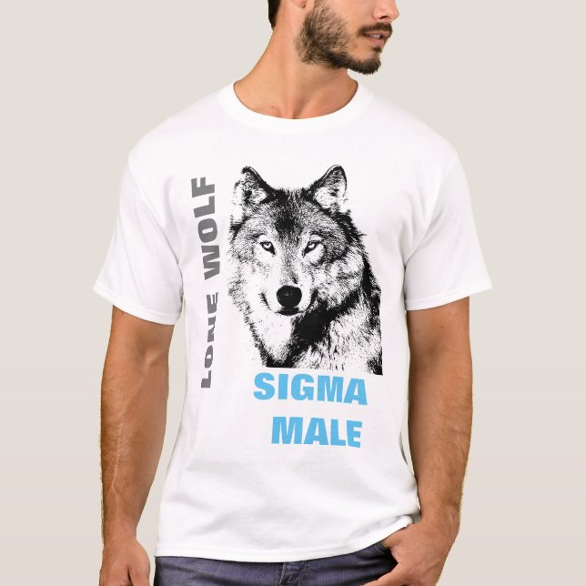 Sigma Male Lone Wolf T-Shirt (Vorderseite)