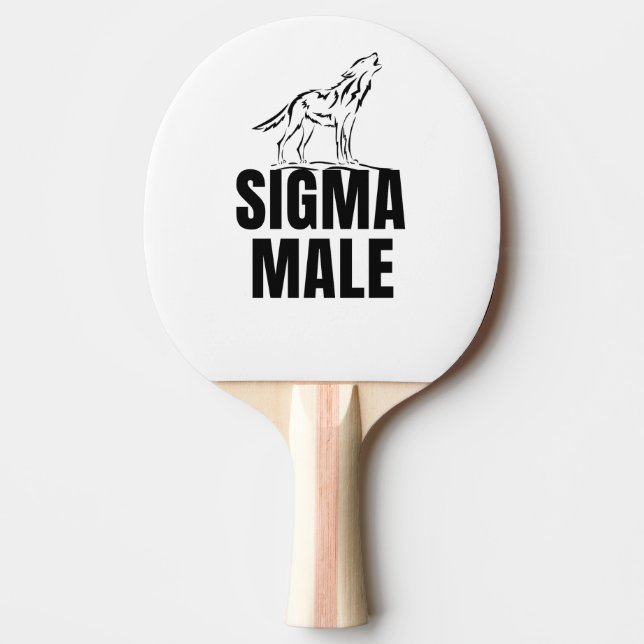 Sigma Male Lone Wolf Tischtennis Schläger (Vorderseite)