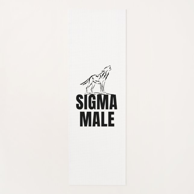 Sigma Male Lone Wolf Yogamatte (Vorderseite)