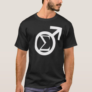 Sigma Male Loner Griechisches Buchstabensymbol Kre T-Shirt