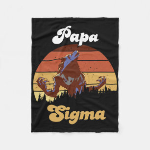 Sigma Papa Wolf Match Tribe Wolves Camping Pack Fa Fleecedecke