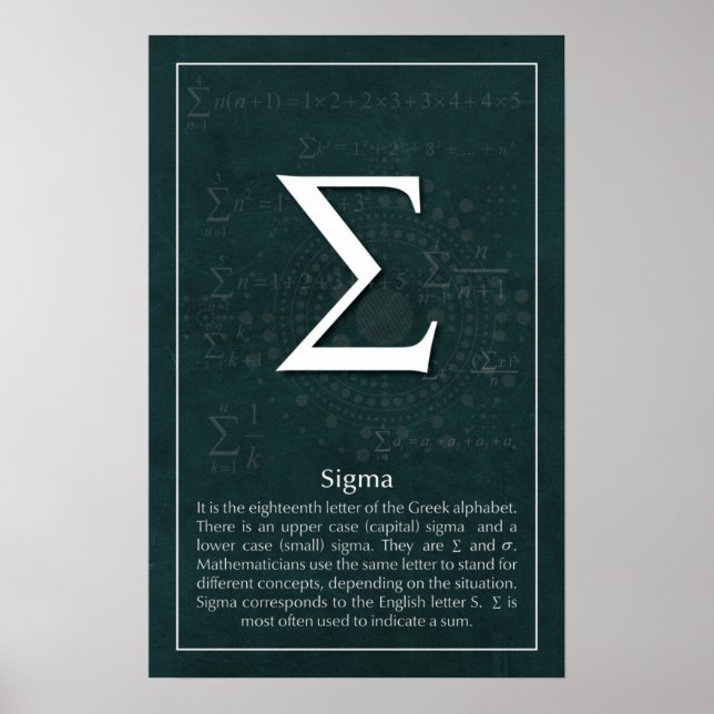 Sigma Poster (Vorne)