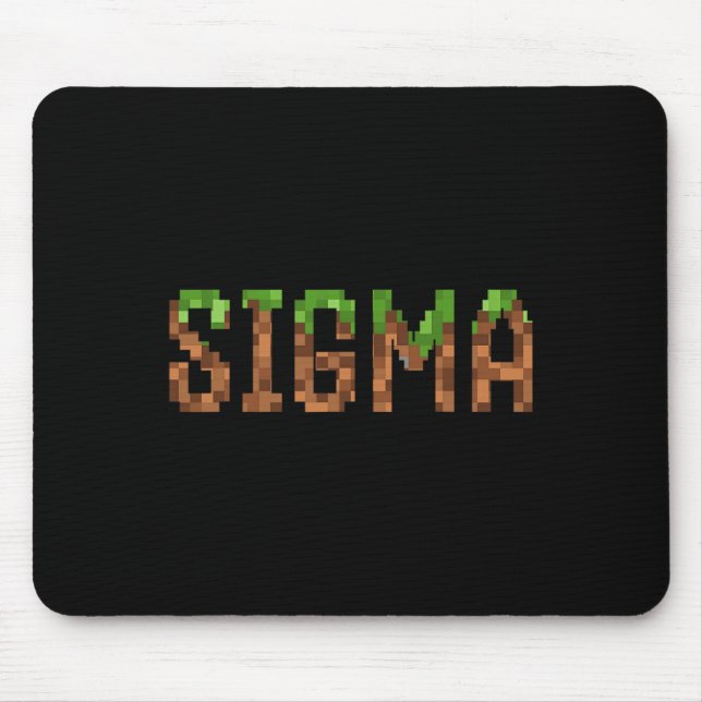 Sigma - Retro Videospiel Pixel Art 8-bit PC-Spiele Mousepad (Vorne)