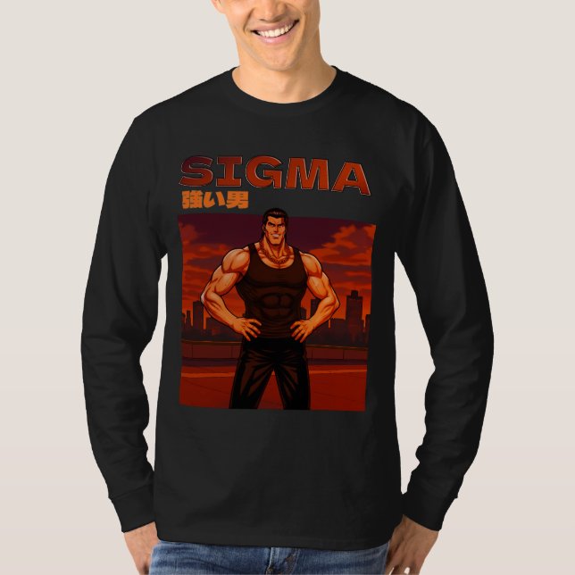 Sigma starker Mann T-Shirt (Vorderseite)