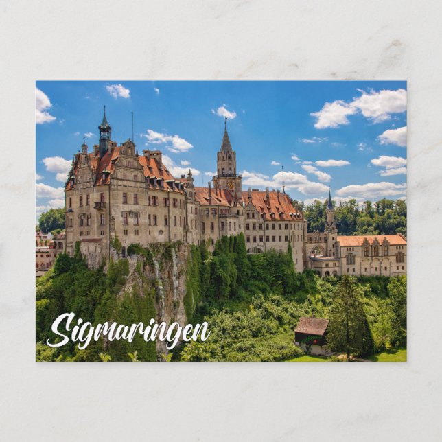 Sigmaringen Castle, Germany Postkarte (Vorderseite)