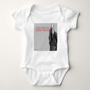 Sigmund Freud Berühmtes "Kampf"-Zitat Baby Strampler