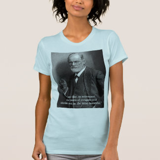 Sigmund Freud "ein Tag." Zitat-T - Shirt -
