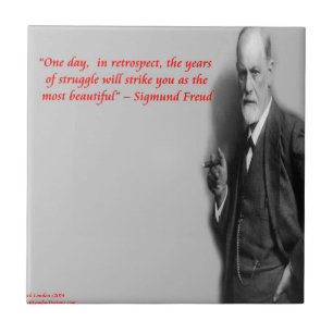 Sigmund Freud Famous "Struggle" Quote Fliese