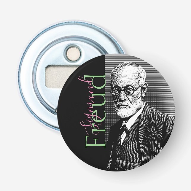 Sigmund Freud Flaschenöffner (Vorderseite)