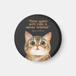 Sigmund Freud Katzenzitat Magnet