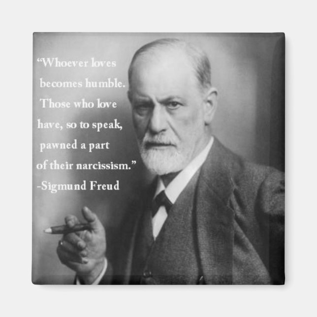 Sigmund Freud Quote Magnet 4 (Vorne)