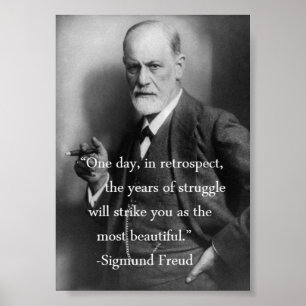 Sigmund Freud Quote Poster