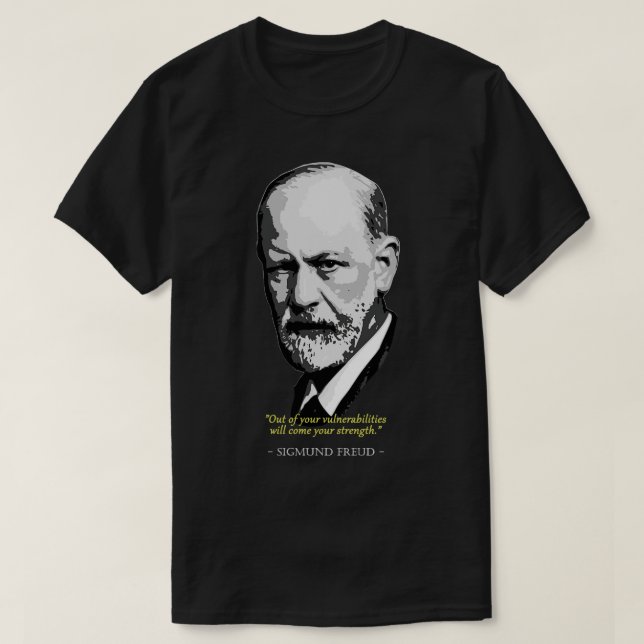 Sigmund Freud Quote T-Shirt (Design vorne)