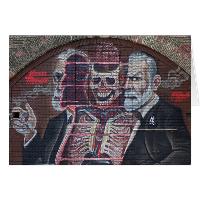 Sigmund Freud Street Art (Vorderseite (Horizontal))