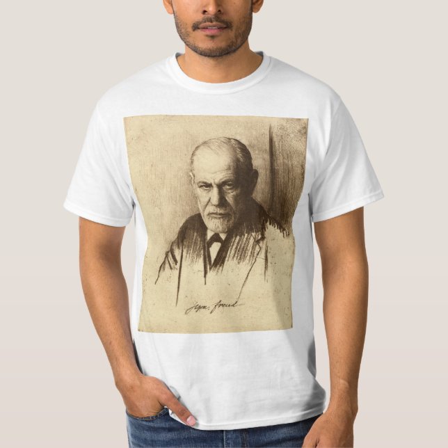 SIGMUND- FREUDpsychoanalyse-PSYCHOLOGIE-T - SHIRT (Vorderseite)