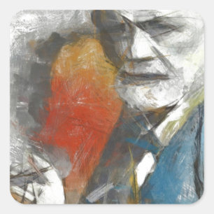 Sigmund Quadratischer Aufkleber