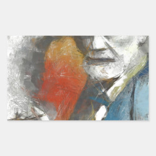 Sigmund Rechteckiger Aufkleber