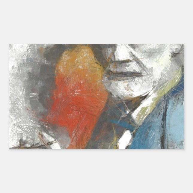 Sigmund Rechteckiger Aufkleber (Vorderseite)