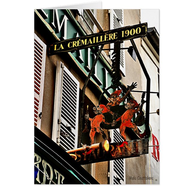 Sign 14 Greeting Card (Vorne)