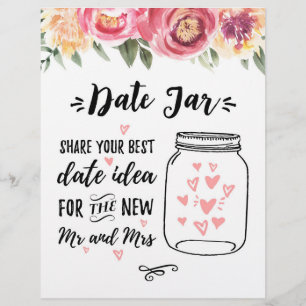 SIGN für das Spiel Date Jar, Bridal & Polterabend