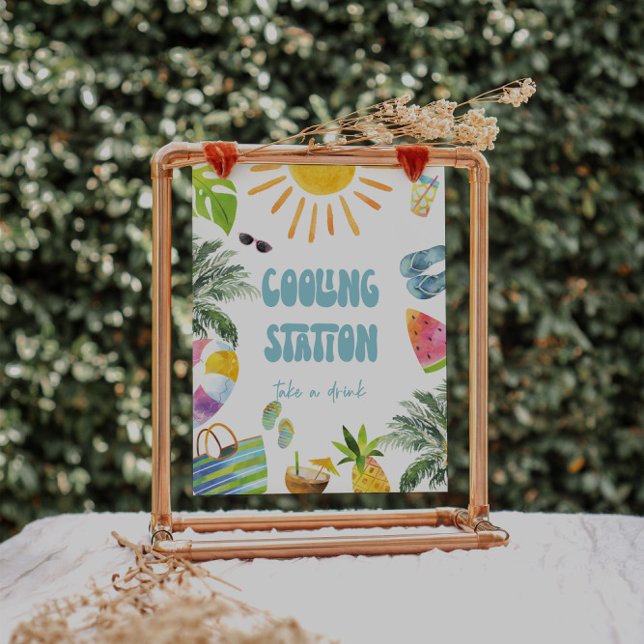 Sign für Pool Party Poster (Von Creator hochgeladen)