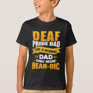Sign Language Deaf Awareness Asyl und Deaf Pride D T-Shirt
