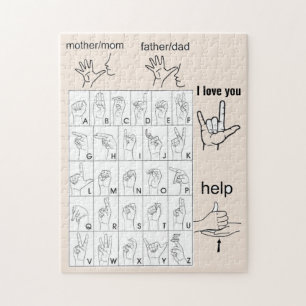 SIGN LANGUAGE-Puzzle Puzzle